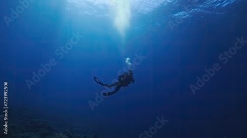 Dangerous dive to study deep sea flora and fauna
