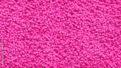 Background of very small pink candy grains - Generative AI