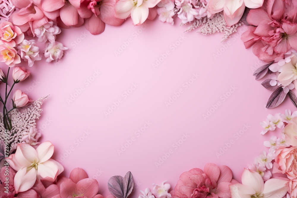 Trendy pastel pink blossom minimal background Trendy pastel pink blossom minimal background