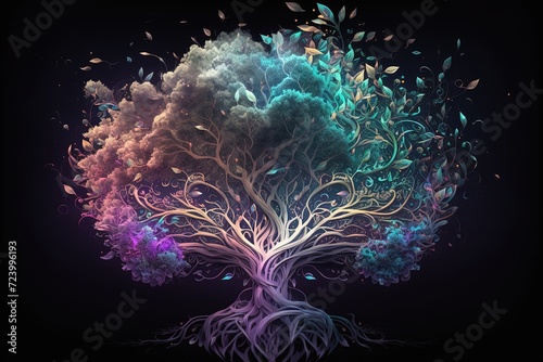 Magic Tree of Life Generative AI