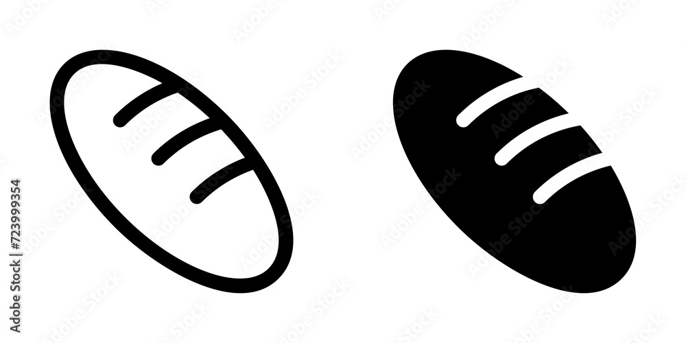 Editable bread loaf vector icon. Part of a big icon set family. Perfect for web and app interfaces, presentations, infographics, etc