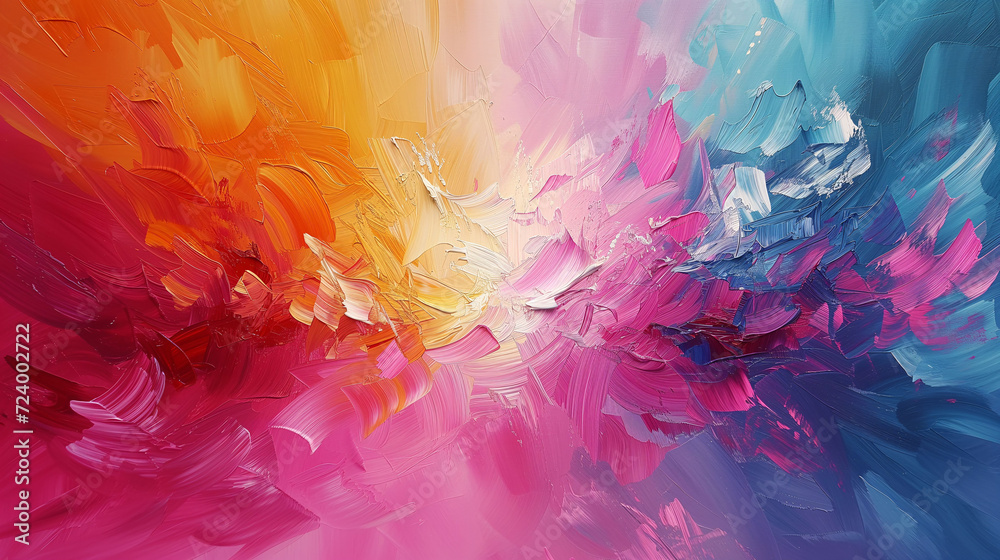 Sweeping colors in motion on a vibrant abstract canvas