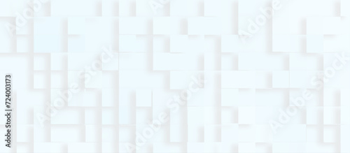 Abstract blue background of extrude style 3d blocks, Modern business concept geometric blue pattern with square shapes, Blue Blocks Wall with geometric pattern, gradient of abstract blue grid pattern.