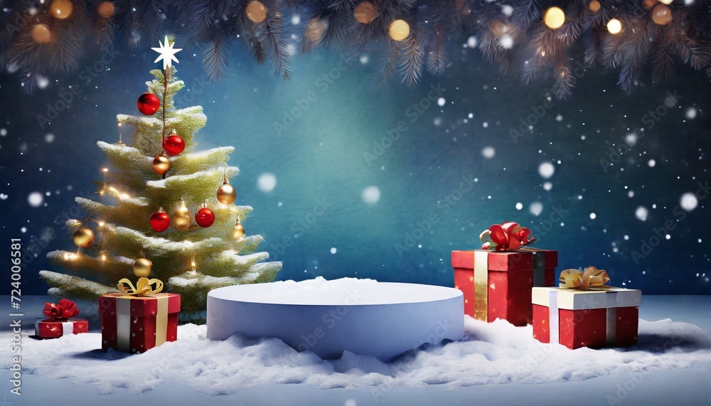 christmas background with step christmas background with step