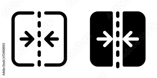 Editable merge table cell vector icon. Part of a big icon set family. Perfect for web and app interfaces, presentations, infographics, etc