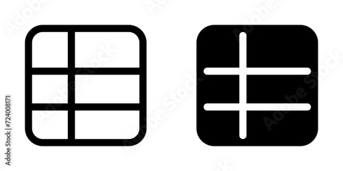 Editable spreadsheet table vector icon. Part of a big icon set family. Perfect for web and app interfaces, presentations, infographics, etc