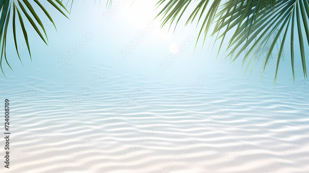 Aerial view of beautiful beach, simple, calm composition in clear blue Aerial view of beautiful beach, simple, calm composition in clear blue