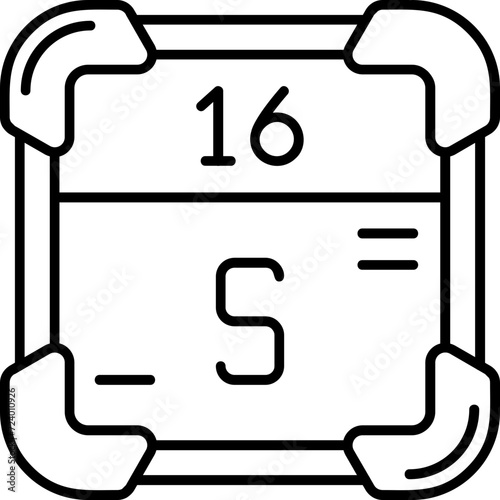 Sulfur Icon