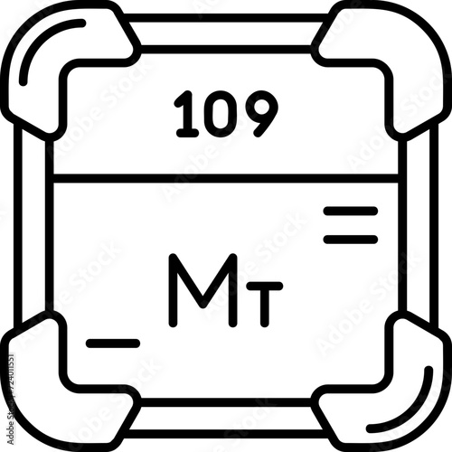 Meitnerium Icon