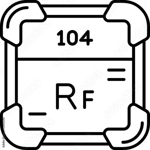 Rutherfordium Icon