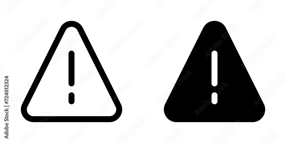 Editable vector alert warning danger triangle icon. Part of a big icon set family. Perfect for web and app interfaces, presentations, infographics, etc Editable vector alert warning danger triangle icon. Part of a big icon set family. Perfect for web and app interfaces, presentations, infographics, etc