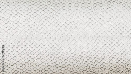 White snake skin background - Generative AI