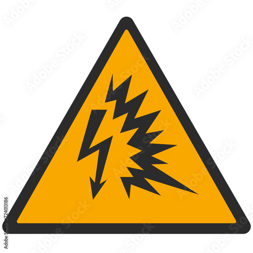 WARNING PICTOGRAM, WARNING; ARC FLASH HAZARD ISO 7010 - W042,SVG