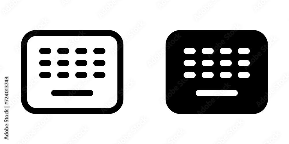 Editable vector wireless keyboard icon. Part of a big icon set family. Perfect for web and app interfaces, presentations, infographics, etc Editable vector wireless keyboard icon. Part of a big icon set family. Perfect for web and app interfaces, presentations, infographics, etc