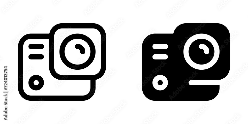Editable vector action camera icon. Part of a big icon set family. Perfect for web and app interfaces, presentations, infographics, etc Editable vector action camera icon. Part of a big icon set family. Perfect for web and app interfaces, presentations, infographics, etc