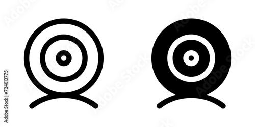 Editable vector webcam desktop camera icon. Part of a big icon set family. Perfect for web and app interfaces, presentations, infographics, etc