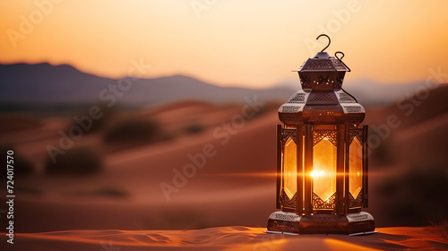 Eid Mubarak ramadan background moslem eid al fitri, lantern, food, iftar, eid al adha concept background