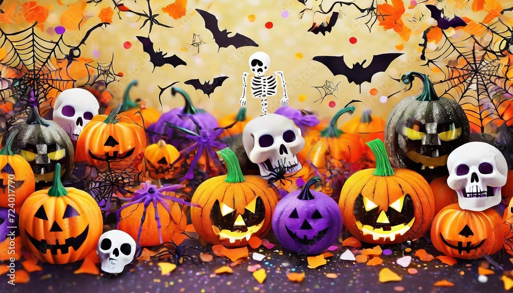 halloween background with pumpkins halloween background with pumpkins