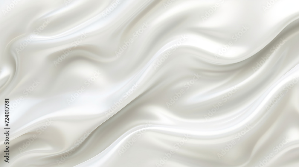 Abstract background of white silk or satin with some smooth folds. Abstract background of white silk or satin with some smooth folds.