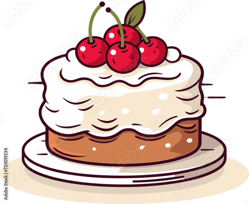Vectorized Cake Showcase Unveiled Dine Cake Vectors Illustrated Bliss