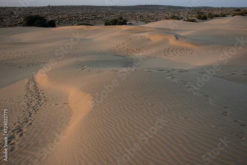Fototapeta Naklejka Na Ścianę i Meble -  sand dunes in the desert