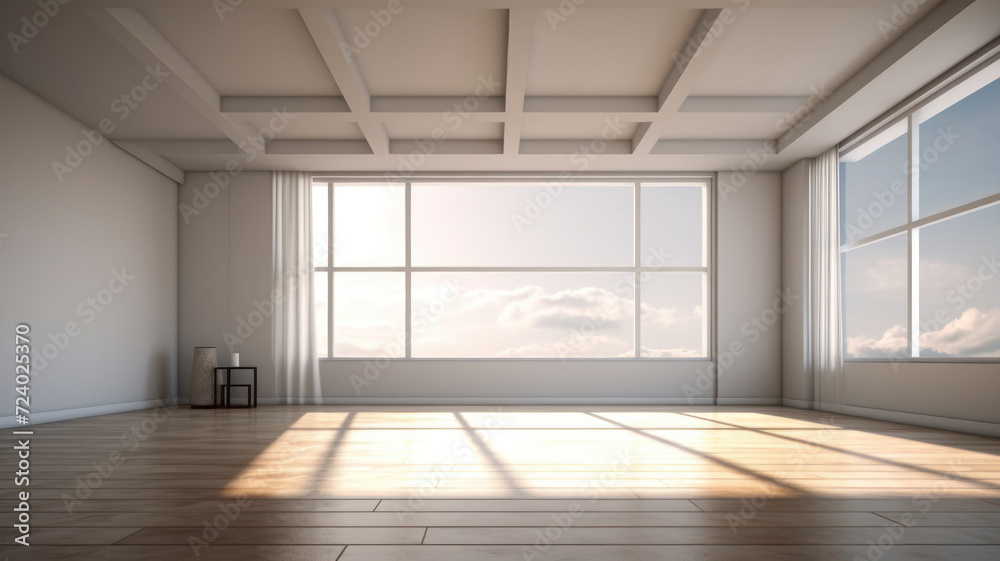 Fototapeta premium Empty interior room