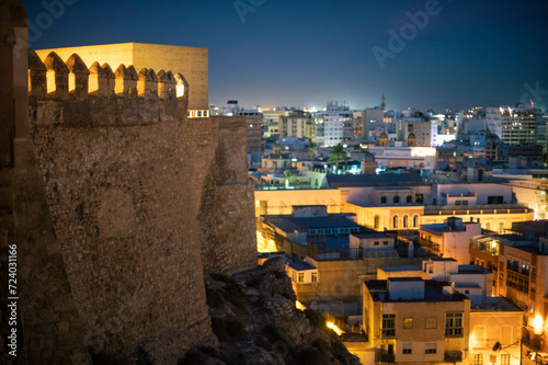 Almeria castle, Andalucia, Spain