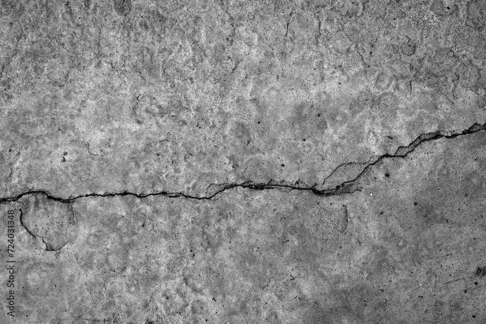 Obraz premium Wall Cracking Gray Texture Stock Image