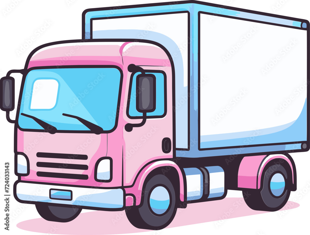 On the Go with Vectors Commercial Vehicle Illustration Set The Art of Commercial Wheels Vector Graphic Showcase