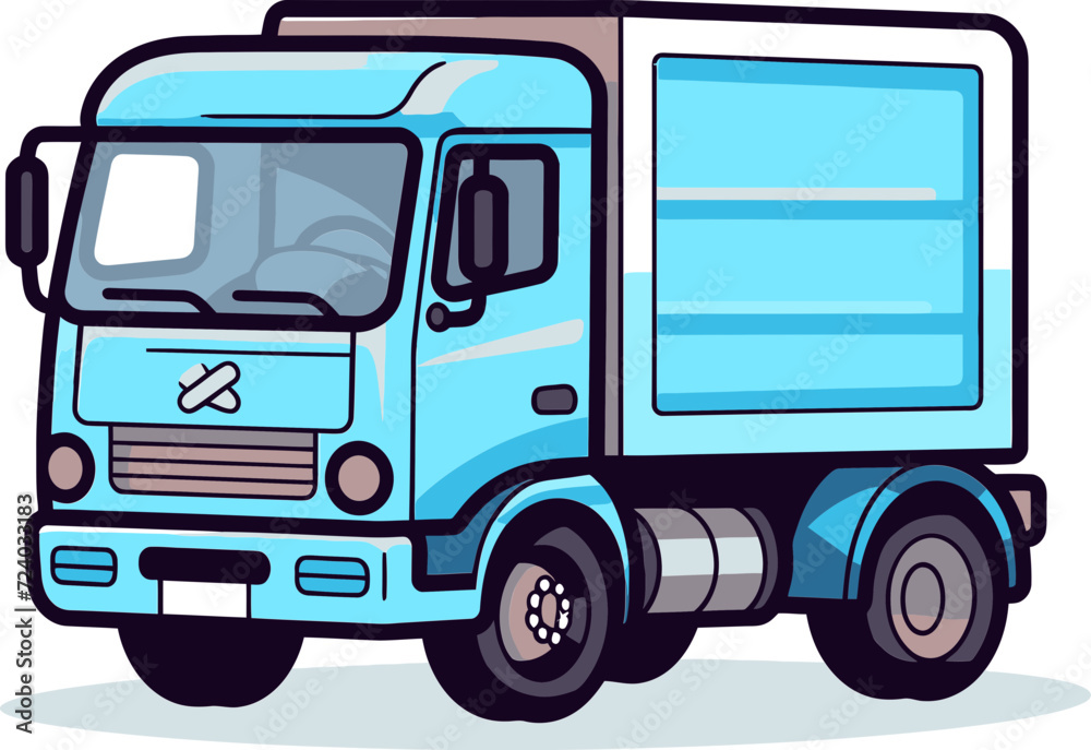 The Vector Fleet Commercial Vehicle Illustration Odyssey Graphics Revolutionized Commercial Vehicle Vector Showcase