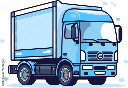 On the Go Marketing Mastery Commercial Vehicle Vector Extravaganza Commercial Fleet in Motion Vector Illustration Masterpieces