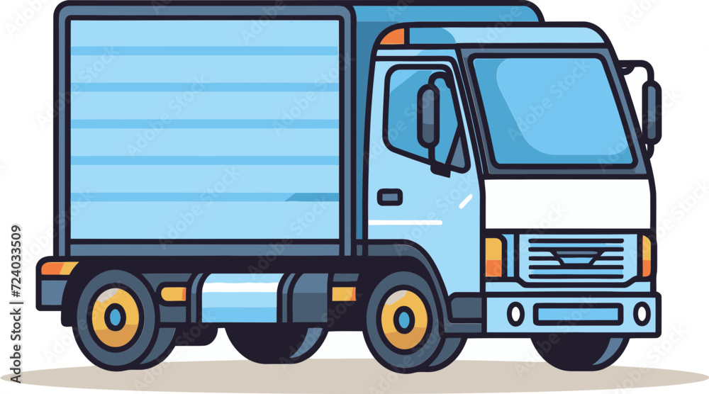 Vector Wheels of Commerce Commercial Vehicle Illustration Collection Rolling Revolutions Commercial Vehicle Vector Showcase