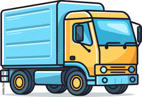 Graphics on the Move Commercial Vehicle Vector Art Extravaganza Revolutionizing Wheels Commercial Vehicle Vector Showcase