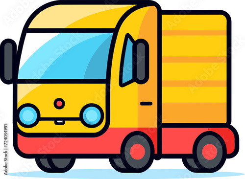 Revolutionizing Transportation Design Commercial Vehicle Vectors Unleashed Tailored for Success Commercial Vehicle Vector Illustrations for Marketing