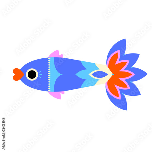 poisson géométrique coloré