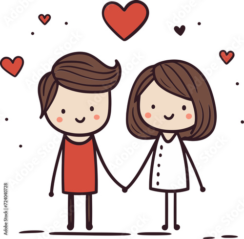 Create Love Fusion Dynamic Romantic Moments Vectorized Affectionate Scenes Expresse Love Moments