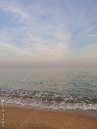 sunset on the beach