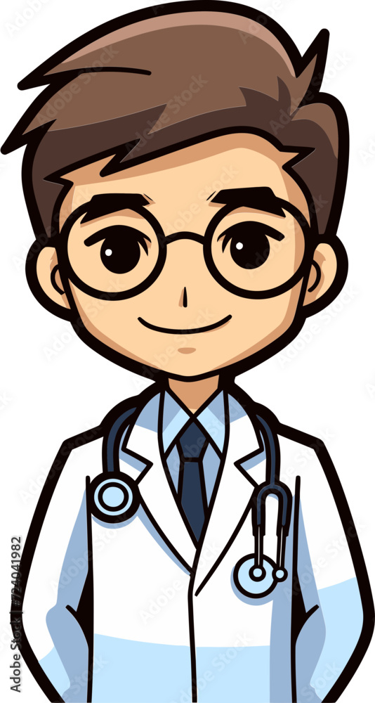 Doctor Graphics in Vector Visual Medical Expertise Illustrated Healthcare Doctor Vectors in Focus