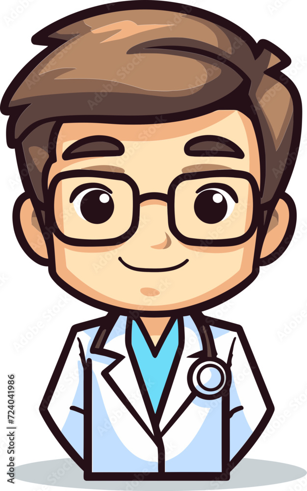 Doctor Illustrations Graphic Portrayals of Health Vectorized Doctors Bringing Health to Design