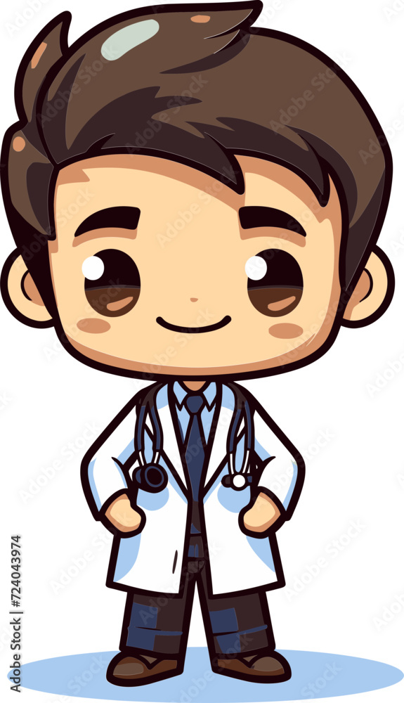 Vector Art of Doctors Crafting Medical Scenes Doctor Vector Designs Graphic Depictions of Care