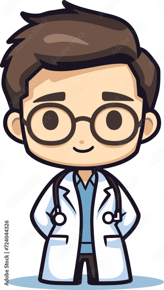 Medical Graphics in Vector Doctor Expressions Doctor Illustrations Vibrant Medical Vectors