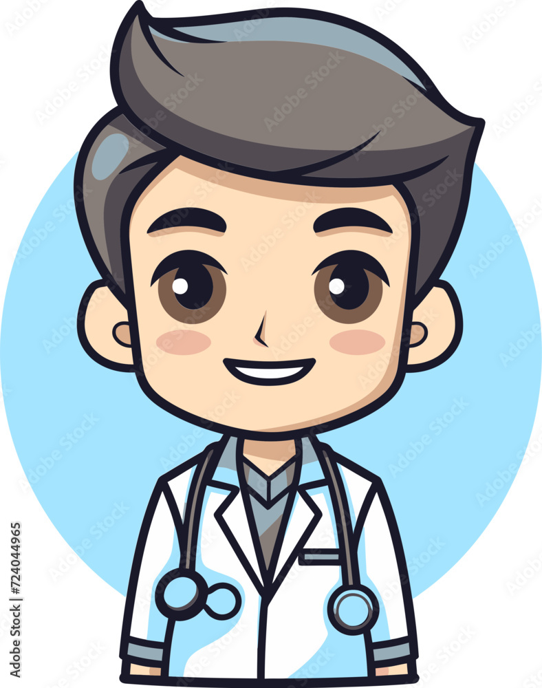 Illustrated Doctors Medical Scenes in Vectors Doctor Vector Graphics Artistic Healthcare