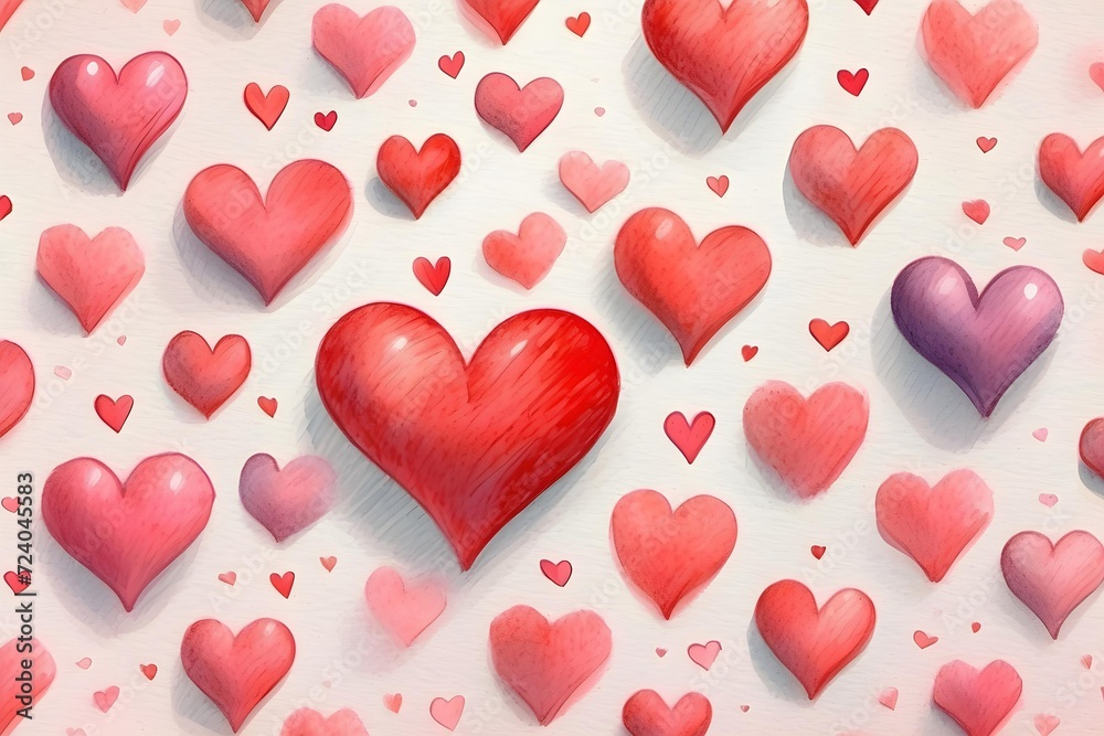 Valentine's day background wallpaper design, love heart, valentines day card