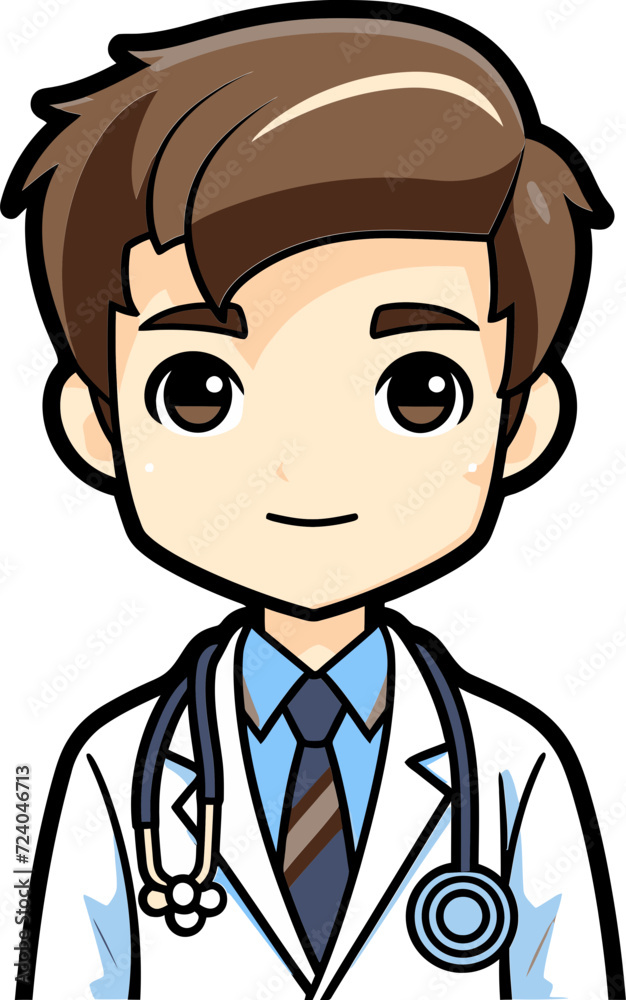 Doctor Vector Art Precision in Health Vectors Doctor Graphics Artistic Medical Expressions