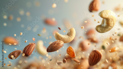 Suspended Nourishment A Symphony of Nuts and Seeds