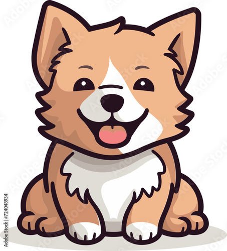 Illustrated Dog Breeds Vectorized Dogs Furry Friends in Digital Artworks