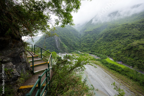 Hualien Taroko Shakadang Trail in the forest