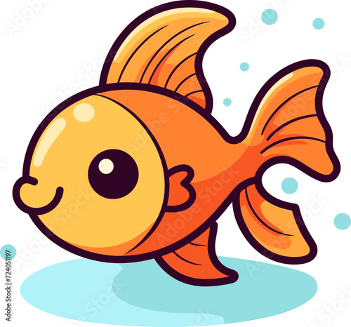 Vectorized Vignettes Dynamic Fish Illustration Impressions Dynamic Depths Abstract Fish Vector Showpiece