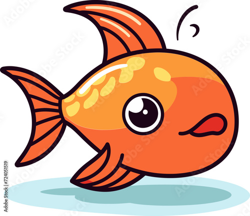 Undersea Marvels Create Fish Vector Renditions Whimsical Water Ballet Playful Fish Vector Imagery