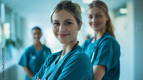 Portrait of a female medical team